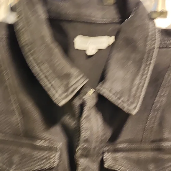 Good American Charcoal Denim Jacket - Picture 7 of 13